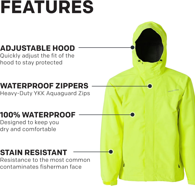 Grundens Men’S Full Share Jacket | Waterproof, Breathable