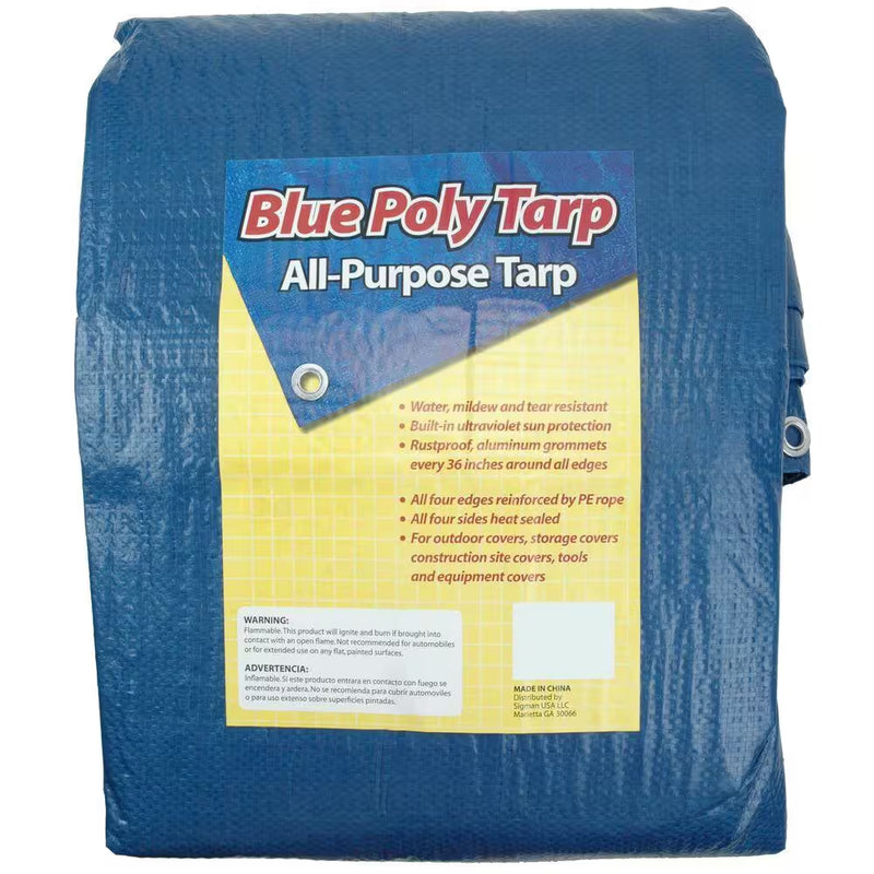 50 Ft. X 50 Ft. Blue Tarp