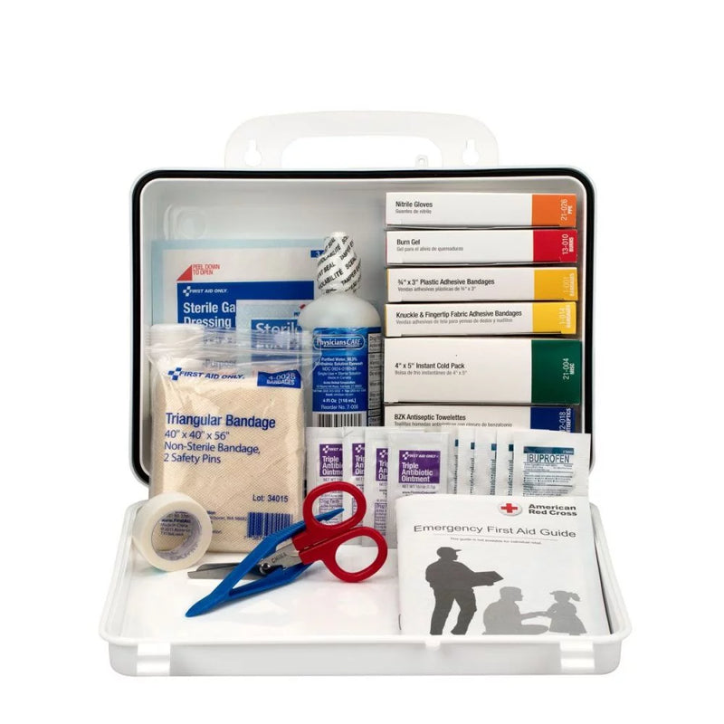 First Aid Kit W/House,85Pcs,3X7",Wht 220-O