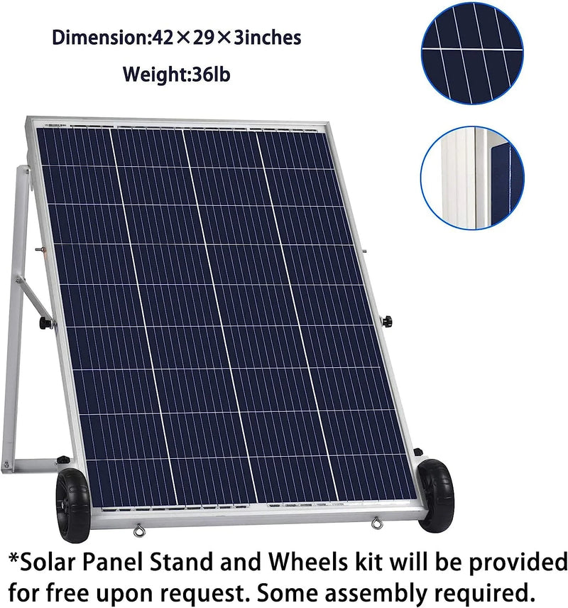 HKNGAUWE Goldwe System Generator W/Solar Panel & Wind Turbine