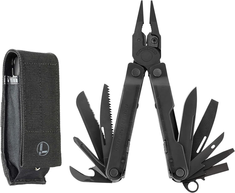 , Rebar Multitool with Premium Replaceable Wire Cutters and Saw, Coyote Tan with Nylon Sheath