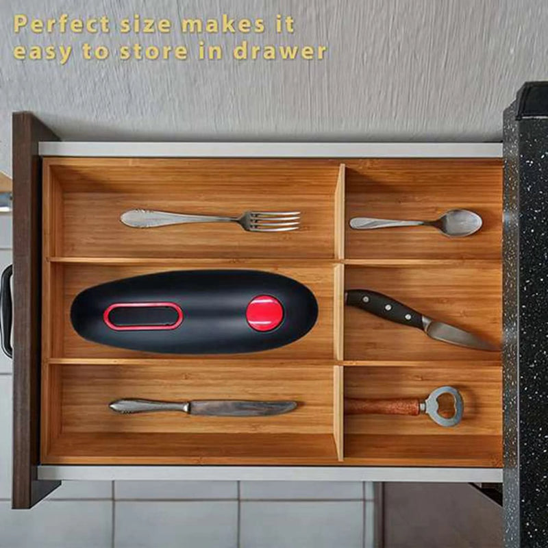 Electric Can Opener, No Sharp Edge,Auto Electric Can Opener,Open Your Cans with a Simple Push of Button - Automatic,Can Opener Electric for Seniors,Kitchen Auto Electric Can Opener，Home，Restaurant