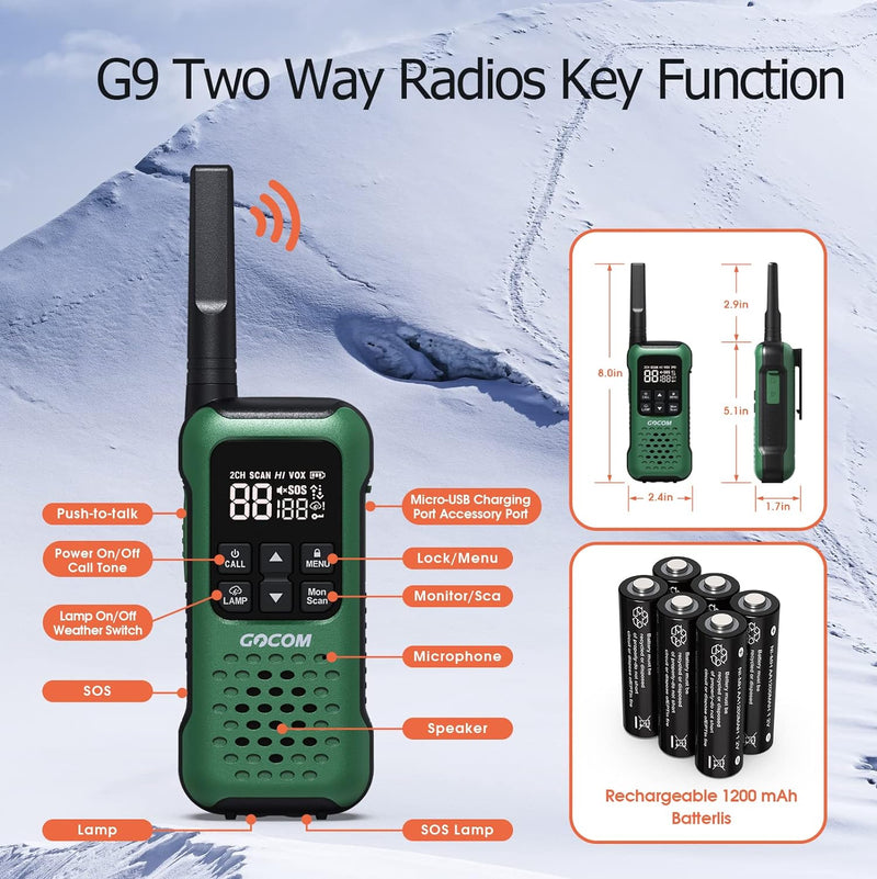 G9 IP67 Waterproof Two Way Radio