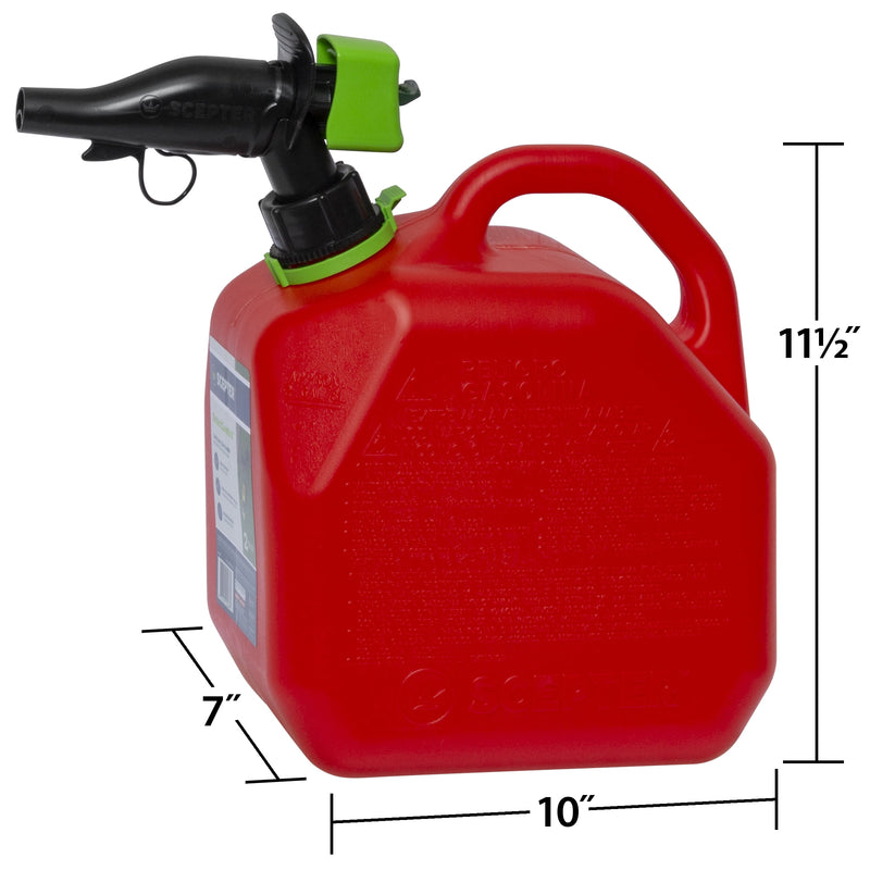 2 Gallon Smartcontrol Gas Can, FR1G202, Red