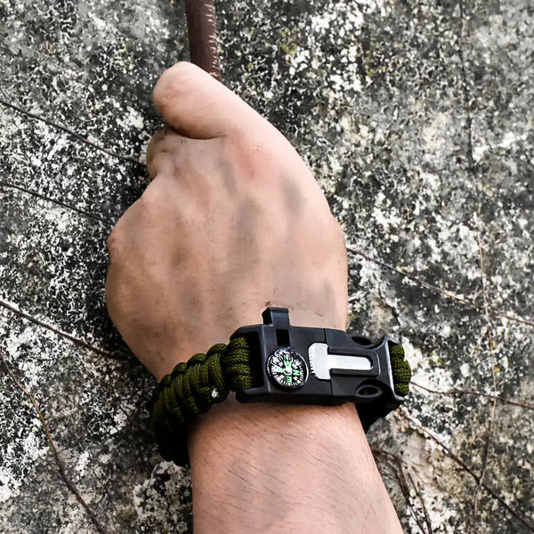 5 in 1 Outdoor Survival Paracord Bracelet