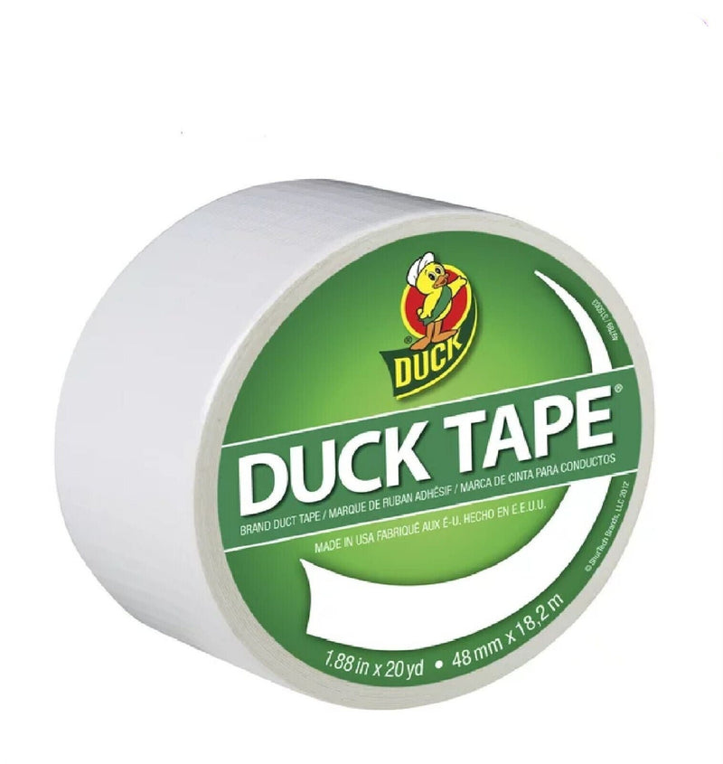 Duck Tape Brand White Duct Tape, 1.88 In. X 20 Yd.