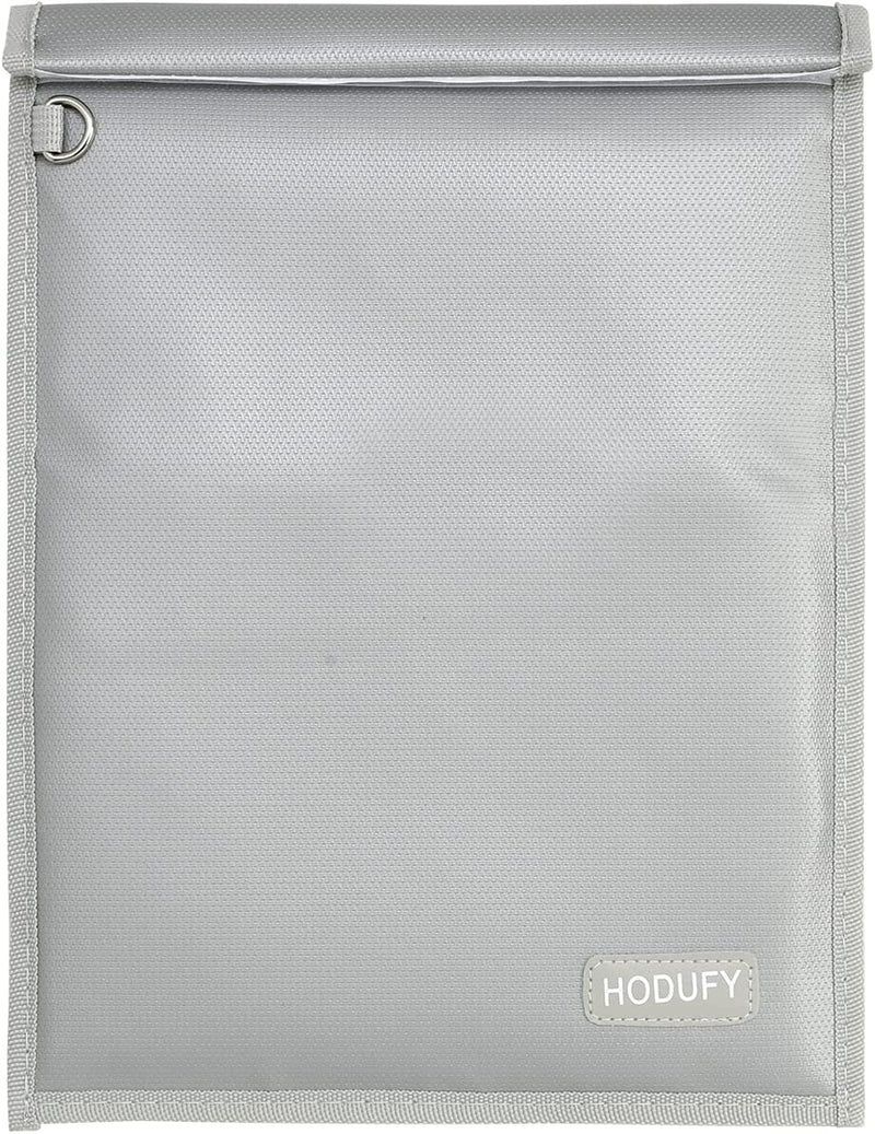 Faraday Bag for Tablets (15 X 10 Inches), Faraday Bags for Phones & Key Fobs, Faraday Cage, Fireproof & Water Resistant Bag, Anti-Theft Pouch, Anti-Hacking Case Blocker (Grey)