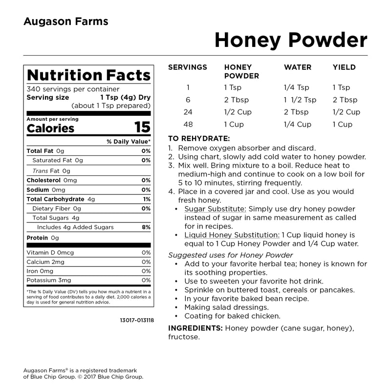 Sugar & Honey Powder Blend