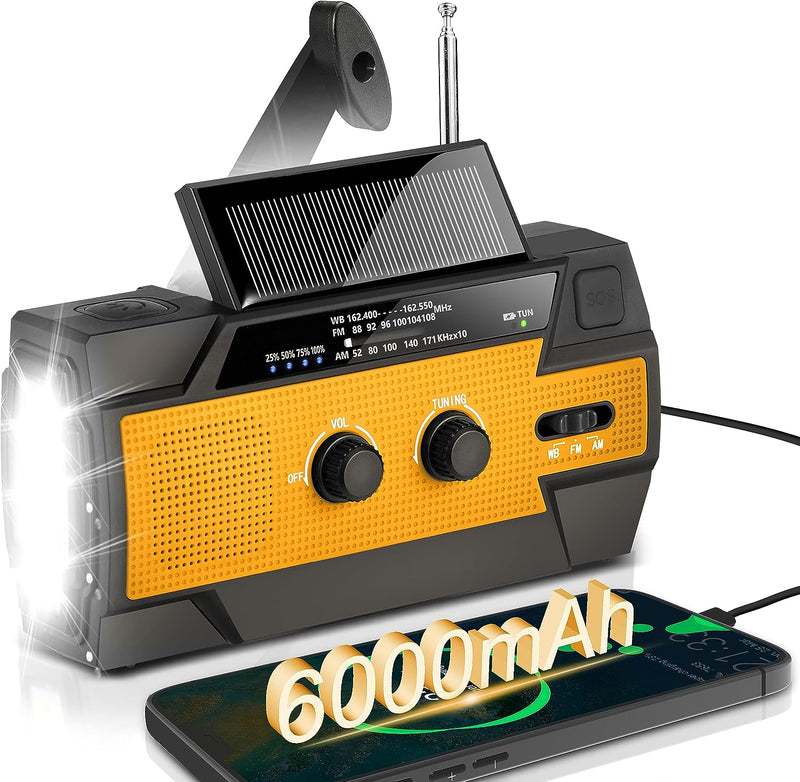 6000Mah Emergency Weather Radio