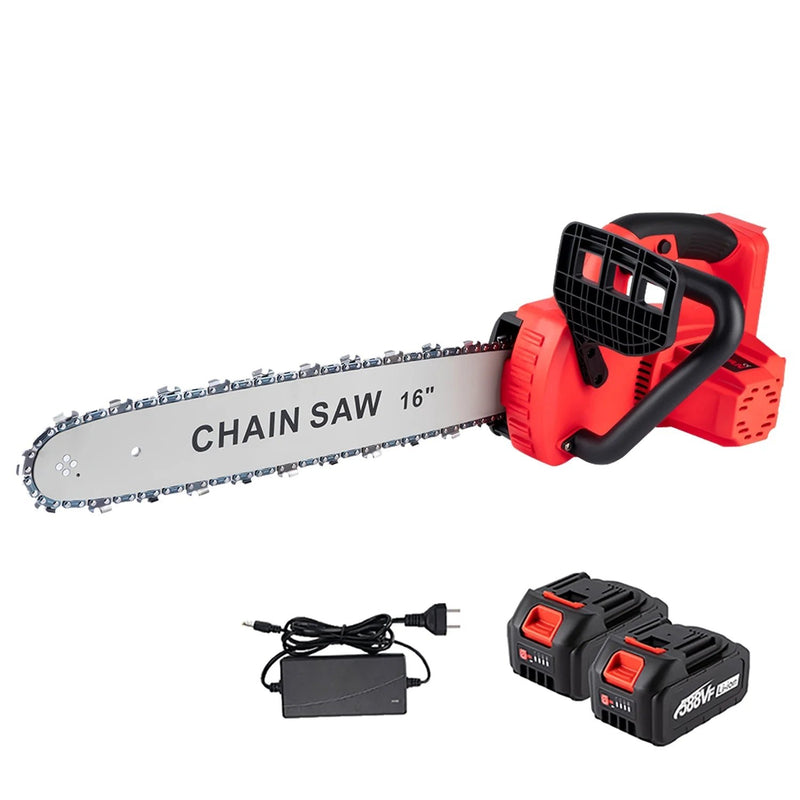 Cordless Chainsaw, 16 Inch Brushless Chain Saw Battery Powered Chainsaw with Battery and Charger