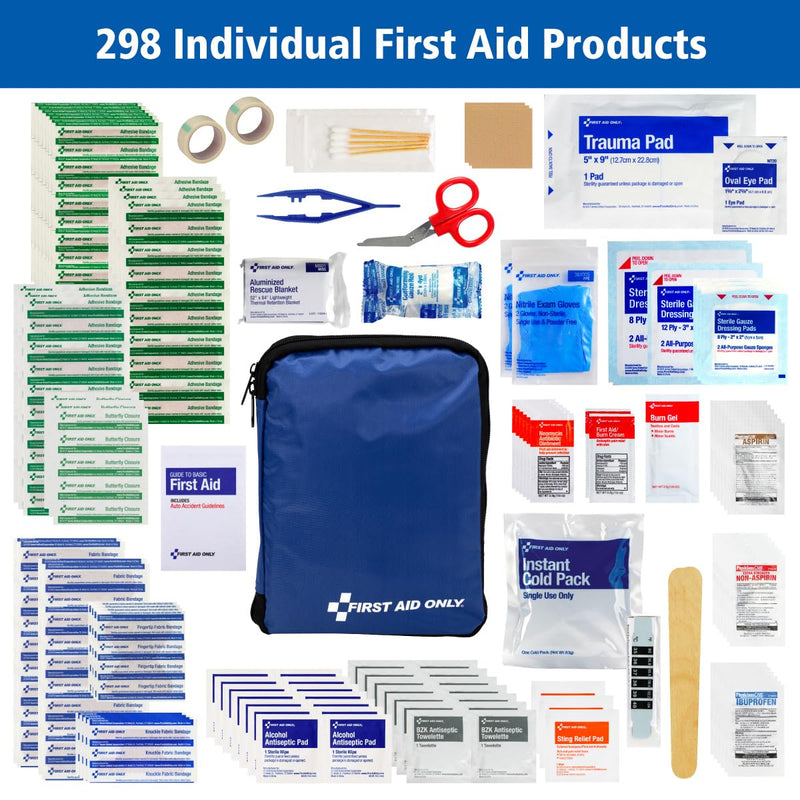 299 Piece All-Purpose First Aid Emergency Kit (FAO-442)