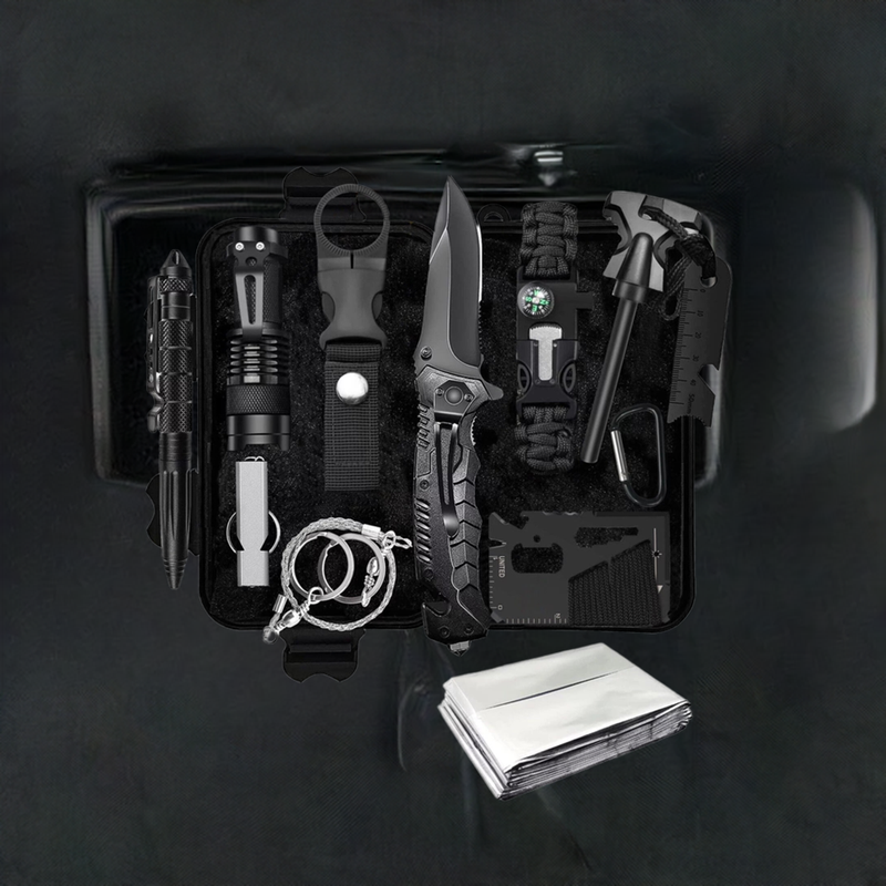 12-In-1 Outdoor Survival Kit